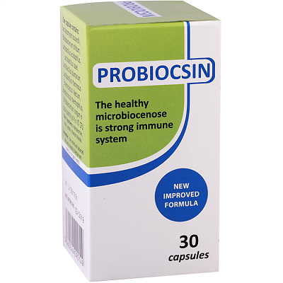 Пробиоксин симбиотик для восстановления кишечной микрофлоры 496 мг, 30 капсул
