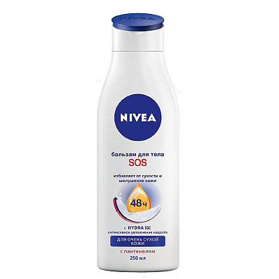 Восстанавливающий sos-бальзам для тела Nivea, 250 мл